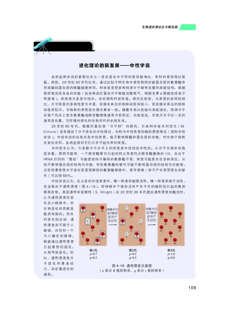 普通高中教科书生物学必修2遗传与进化_高中三年全科资料_高中_高中电子教材_高中生物学_沪科技版