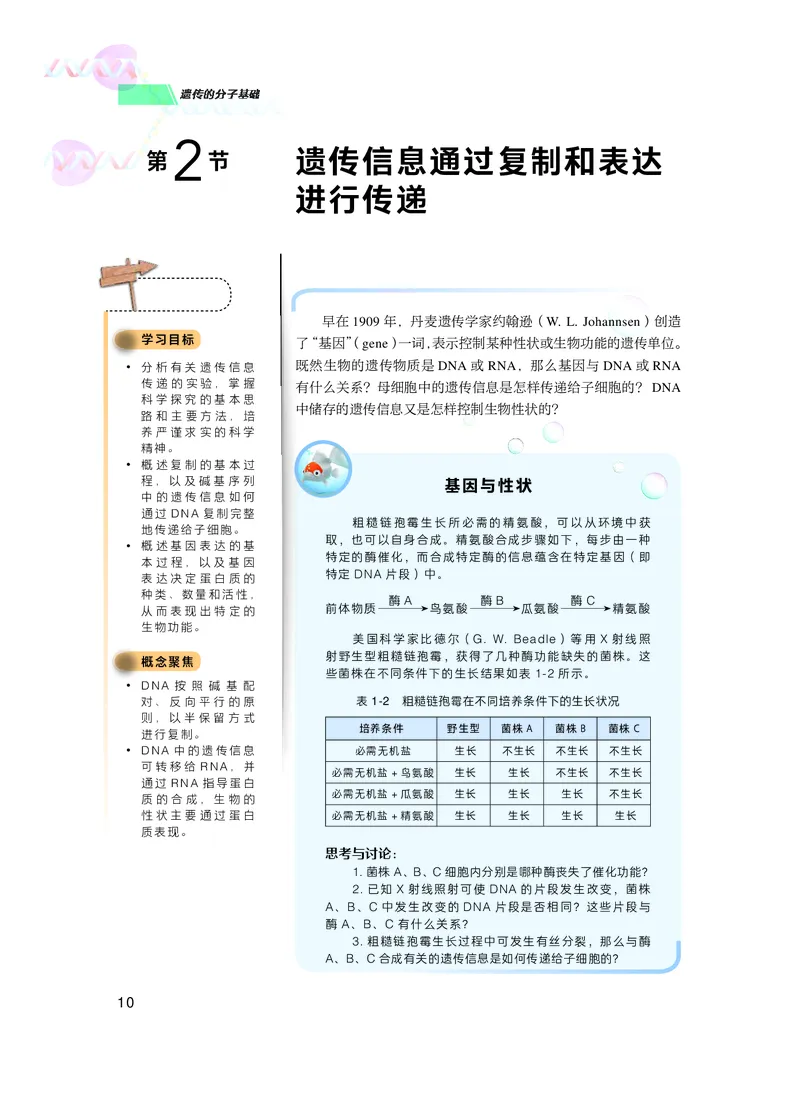 普通高中教科书生物学必修2遗传与进化_高中三年全科资料_高中_高中电子教材_高中生物学_沪科技版