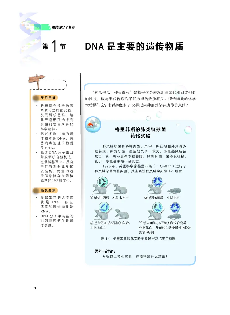 普通高中教科书生物学必修2遗传与进化_高中三年全科资料_高中_高中电子教材_高中生物学_沪科技版