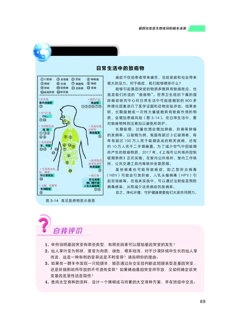 普通高中教科书生物学必修2遗传与进化_高中三年全科资料_高中_高中电子教材_高中生物学_沪科技版