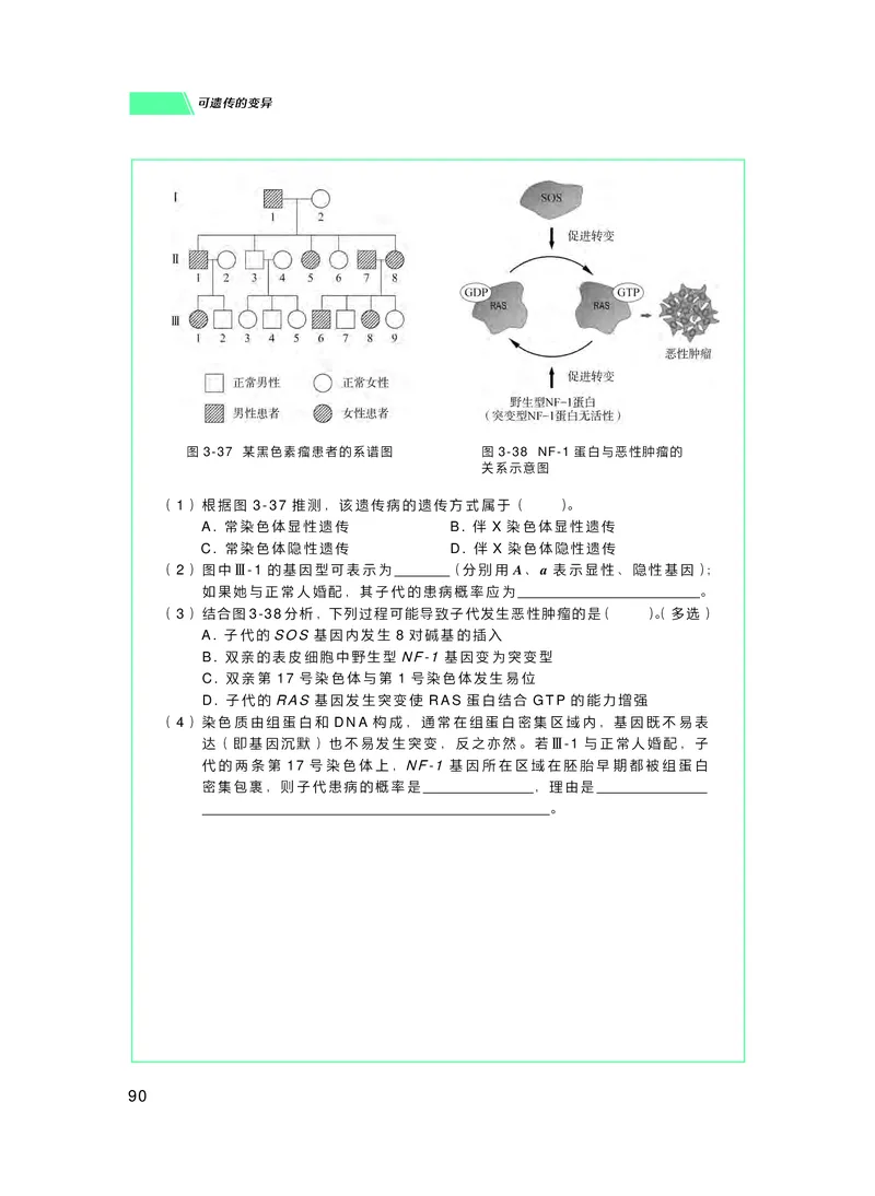普通高中教科书生物学必修2遗传与进化_高中三年全科资料_高中_高中电子教材_高中生物学_沪科技版