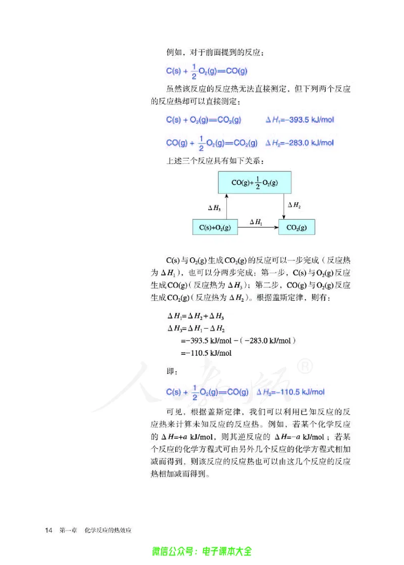 普通高中教科书化学选择性必修1化学反应原理_高中三年全科资料_高中_高中电子教材_高中化学_人教版_旧