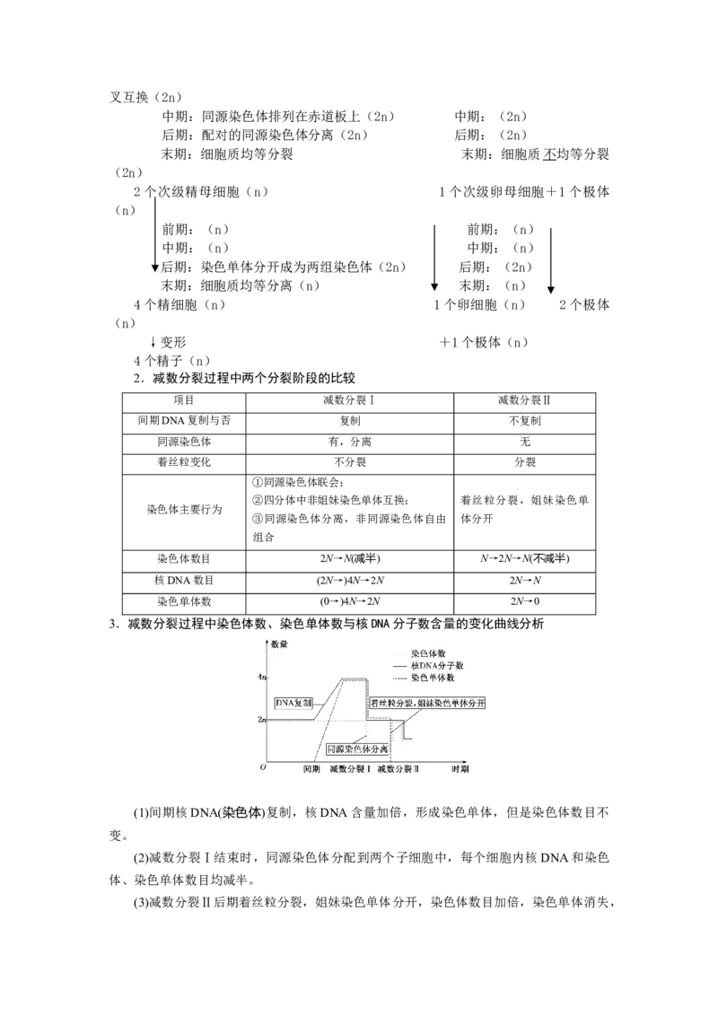 第2章基因和染色体的关系-知识点总结-2021-2022学年高中生物新教材人教版必修2&nbsp;&nbsp;&nbsp;_高中三年全科资料_高中_1高中基础资料包_A-高中必背9科知识点_生物