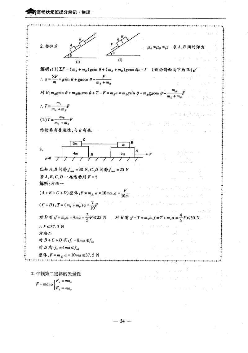 物理高考状元班提分笔记_高中三年全科资料_高中_高中1_《高考状元班提分笔记》