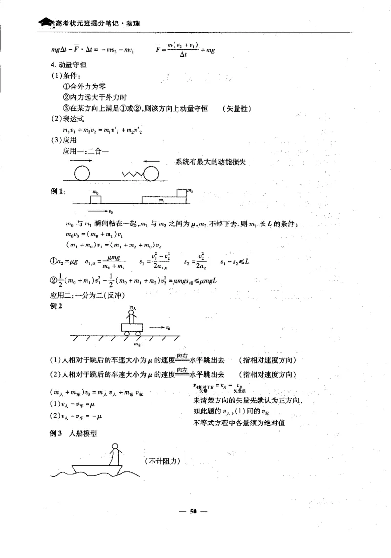 物理高考状元班提分笔记_高中三年全科资料_高中_高中1_《高考状元班提分笔记》