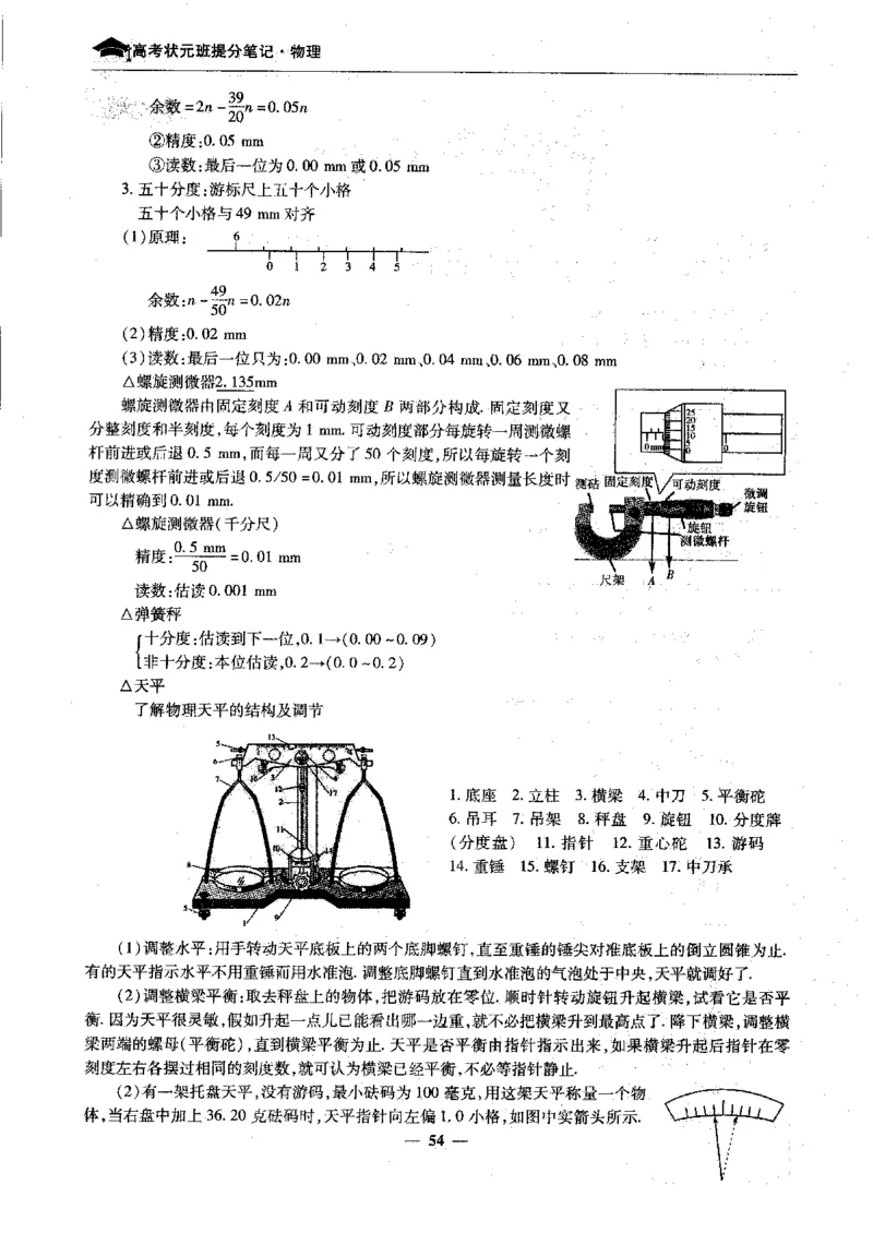 物理高考状元班提分笔记_高中三年全科资料_高中_高中1_《高考状元班提分笔记》