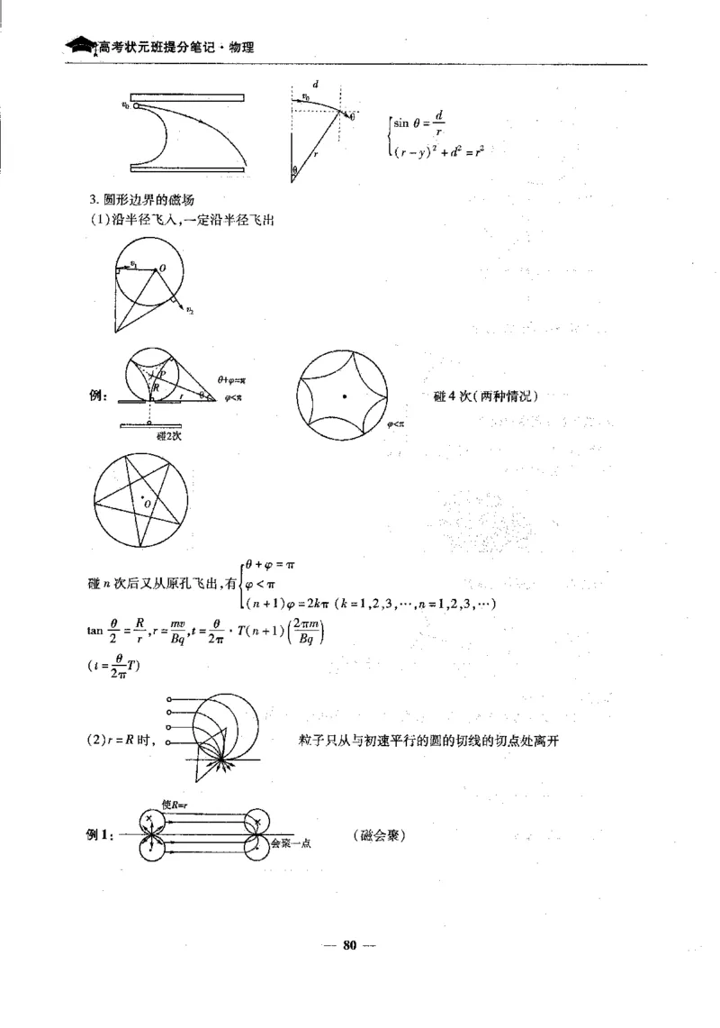 物理高考状元班提分笔记_高中三年全科资料_高中_高中1_《高考状元班提分笔记》