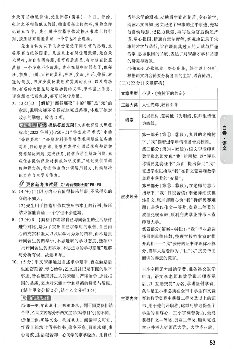 2026《万唯中考&bull;重庆黑白卷》语文白卷答案_2026中考押题卷合集_2026《万唯中考黑白卷》地方版(1)_2026《万唯中考&bull;重庆黑白卷》7科_2026《万唯中考&bull;重庆黑白卷》语文