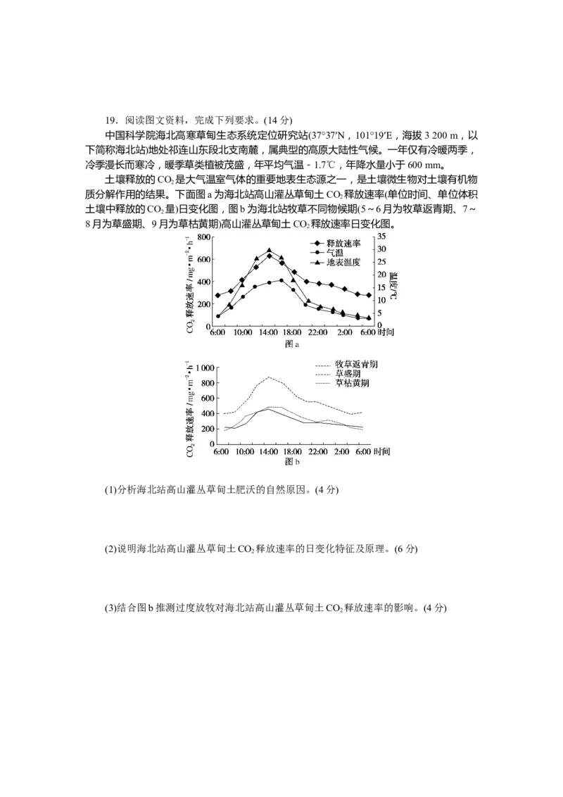 章末检测(五)_高中三年全科资料_高中_高中地理《课时作业》Word版(1)_人教版_地理&middot;选修性必修1&middot;自然地理基础&middot;RJ版（C-10）_地理&middot;选修性必修1&middot;自然地理基础&middot;RJ版（C-10）