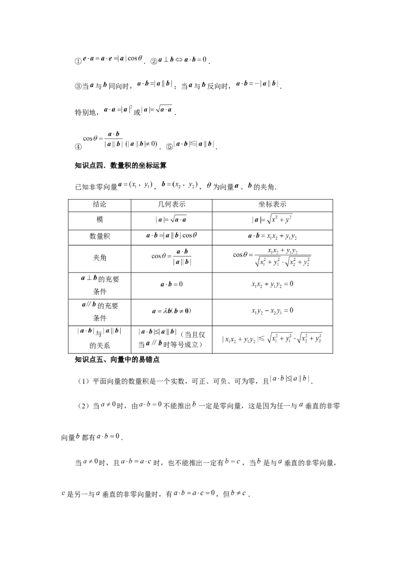 第36讲平面向量的数量积及运算（教师版）_高中三年全科资料_高考数学《必刷5000题》2025版_2025高考数学必刷5000题（分章节WORD）