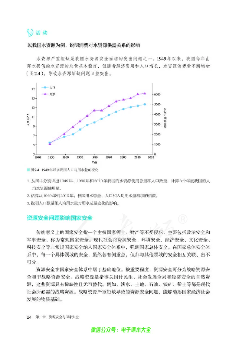 普通高中教科书地理选择性必修3资源、环境与国家安全_高中三年全科资料_高中_高中电子教材_高中地理_人教版_旧