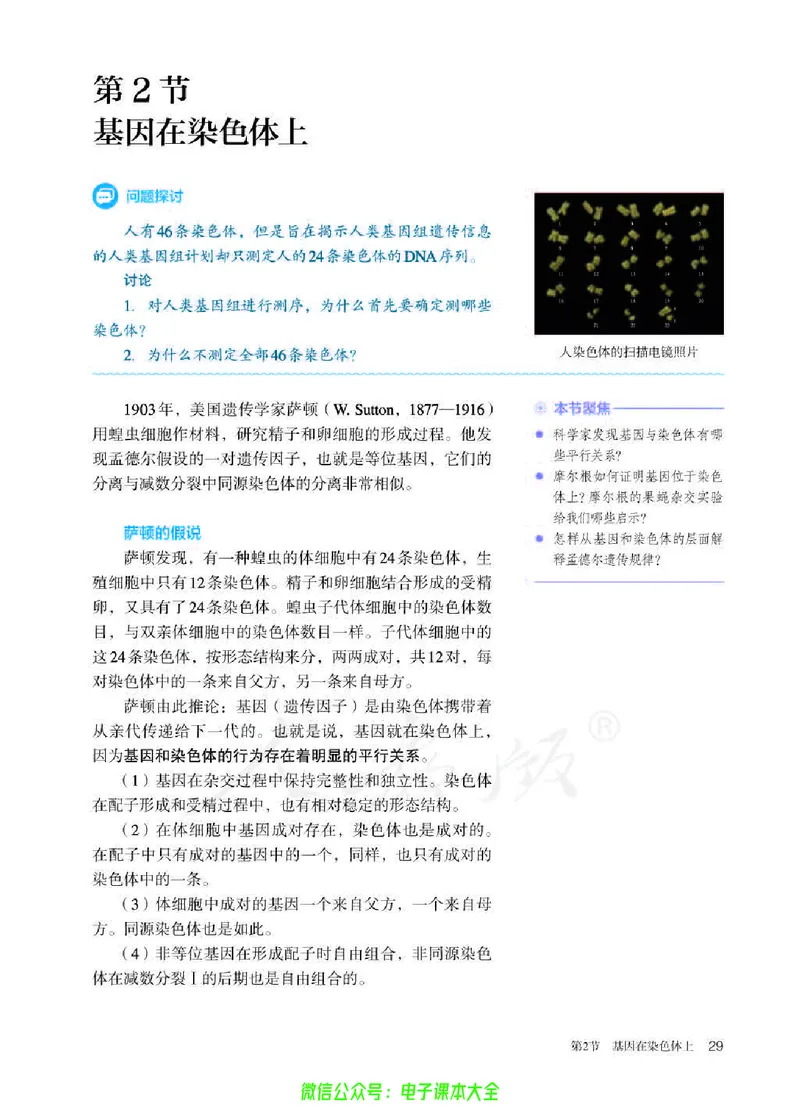 普通高中教科书生物学必修2遗传与进化_高中三年全科资料_高中_高中电子教材_高中生物学_人教版_旧