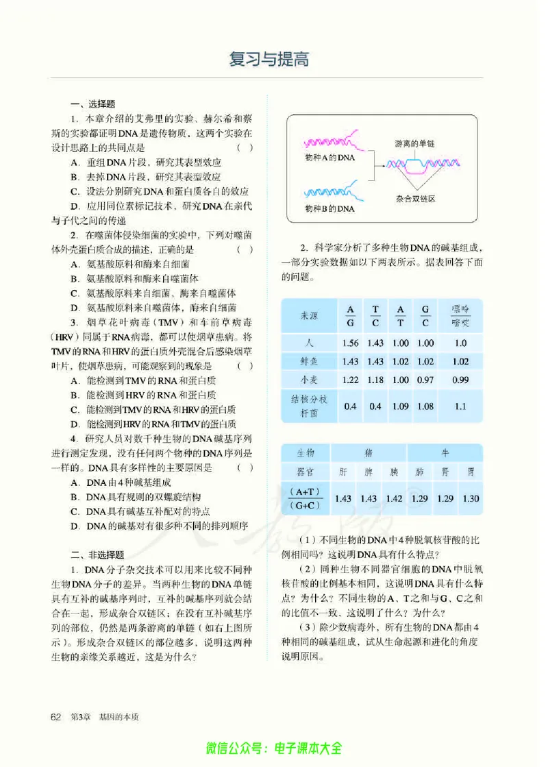 普通高中教科书生物学必修2遗传与进化_高中三年全科资料_高中_高中电子教材_高中生物学_人教版_旧