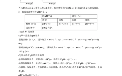 第08讲水的电离和溶液的pH-暑假衔接新高二化学暑假精品课（人教版）（教师版）_高中三年全科资料_高中_高中1_2025秋新高二《暑假衔接讲义》（语数外理化）电子版
