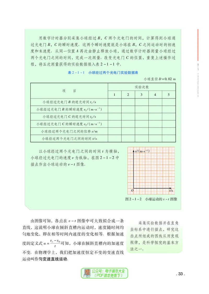 普通高中教科书物理必修第一册_高中三年全科资料_高中_高中电子教材_高中物理_粤教版