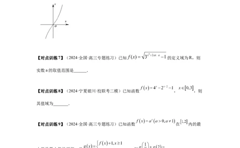 第09讲指数与指数函数（学生版）_高中三年全科资料_高考数学《必刷5000题》2025版_2025高考数学必刷5000题（分章节WORD）