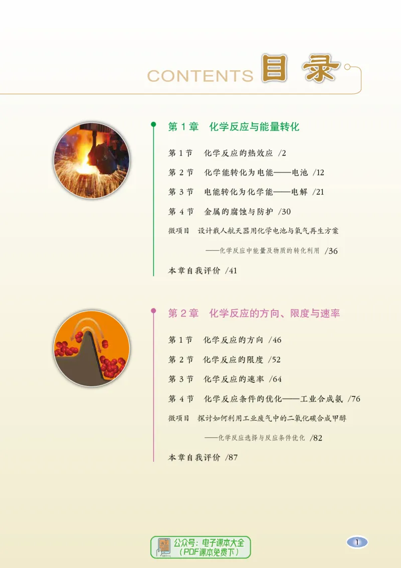 普通高中教科书化学选择性必修1化学反应原理_高中三年全科资料_高中_高中电子教材_高中化学_鲁科版