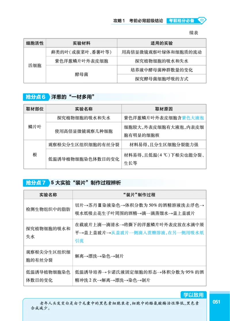 生物答题模板_高中三年全科资料_高中_1高中基础资料包_24九科答题模板