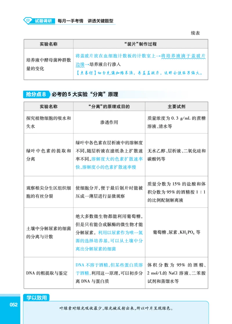 生物答题模板_高中三年全科资料_高中_1高中基础资料包_24九科答题模板