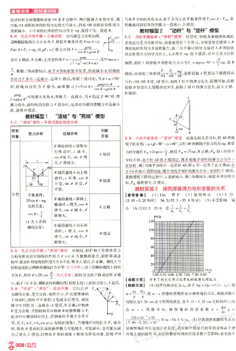 物理_6维解析册_高中三年全科资料_高中_高中1_2026版天星高考《基础双练》九科全套_2026天星高考系列基础双练物理