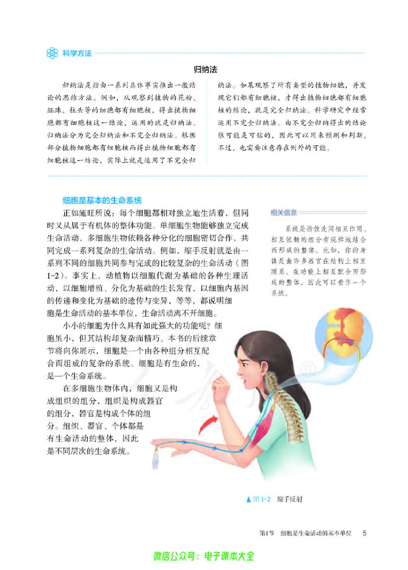 普通高中教科书生物学必修1分子与细胞_高中三年全科资料_高中_高中电子教材_高中生物学_人教版_旧