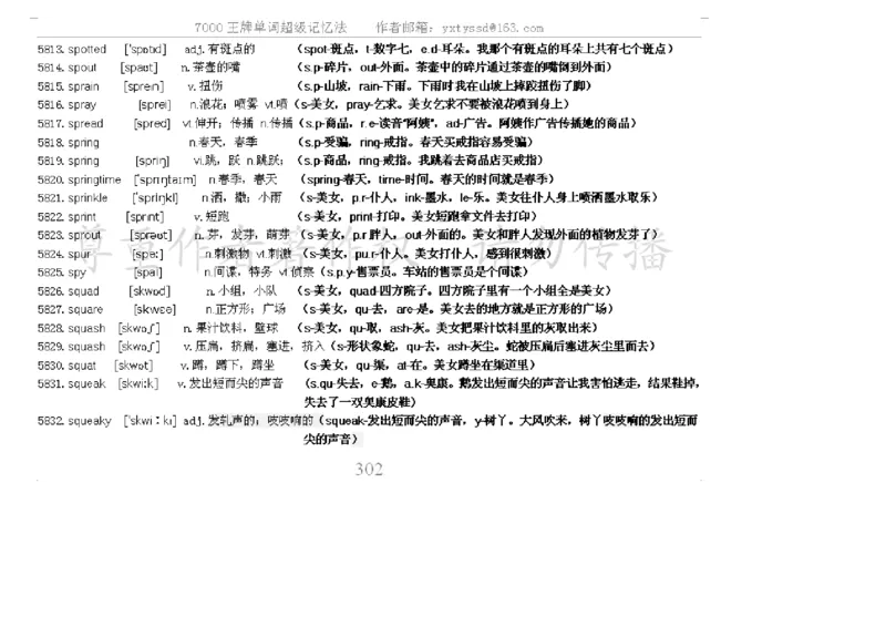 秒杀7000单词记忆法_高中三年全科资料_高中_2高中9科分类资料包_3高中英语