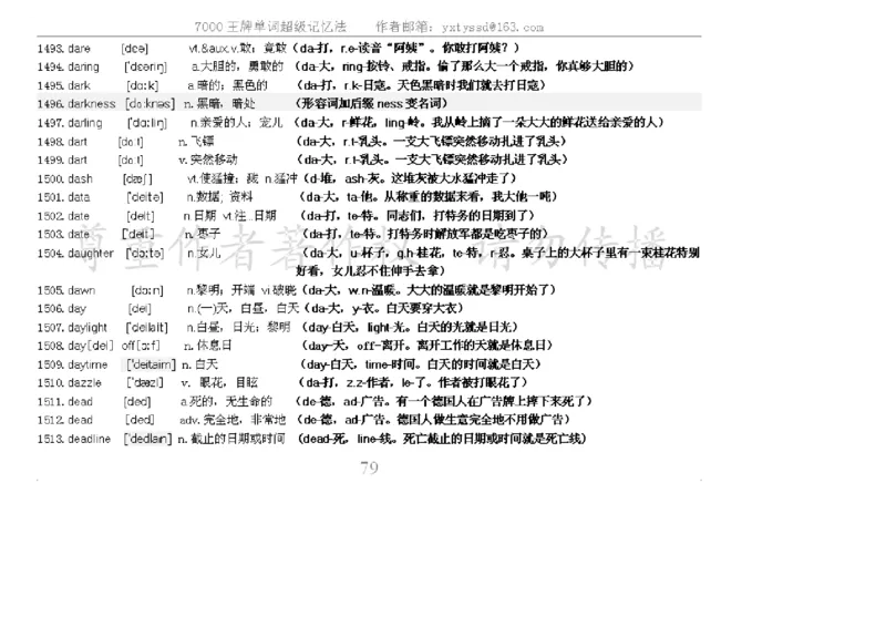 秒杀7000单词记忆法_高中三年全科资料_高中_2高中9科分类资料包_3高中英语