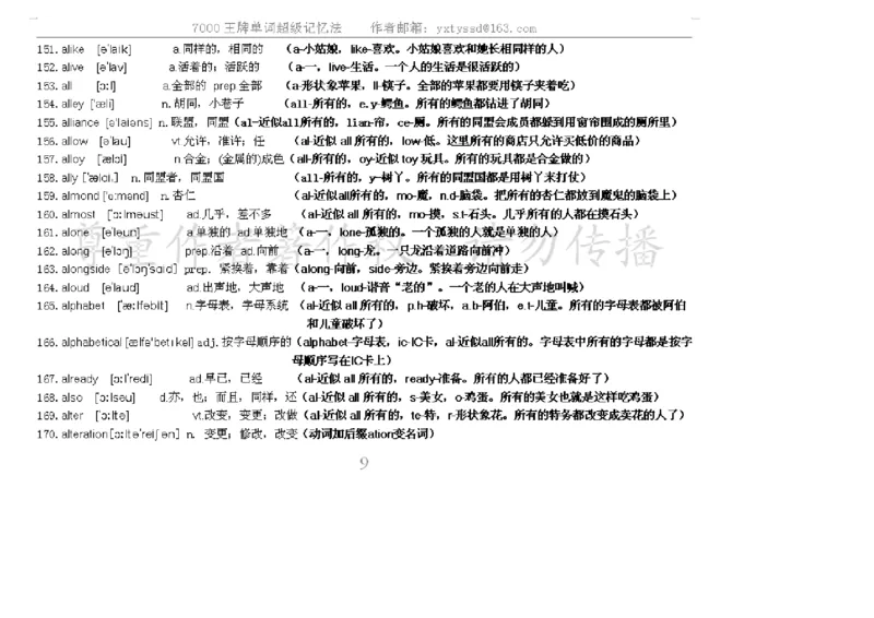 秒杀7000单词记忆法_高中三年全科资料_高中_2高中9科分类资料包_3高中英语