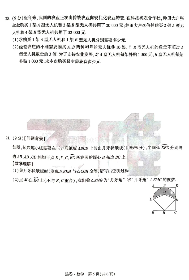 2026《万唯中考&bull;河南黑白卷》数学黑卷_2026中考押题卷合集_2026《万唯中考黑白卷》地方版(1)_2026《万唯中考&bull;河南黑白卷》3科