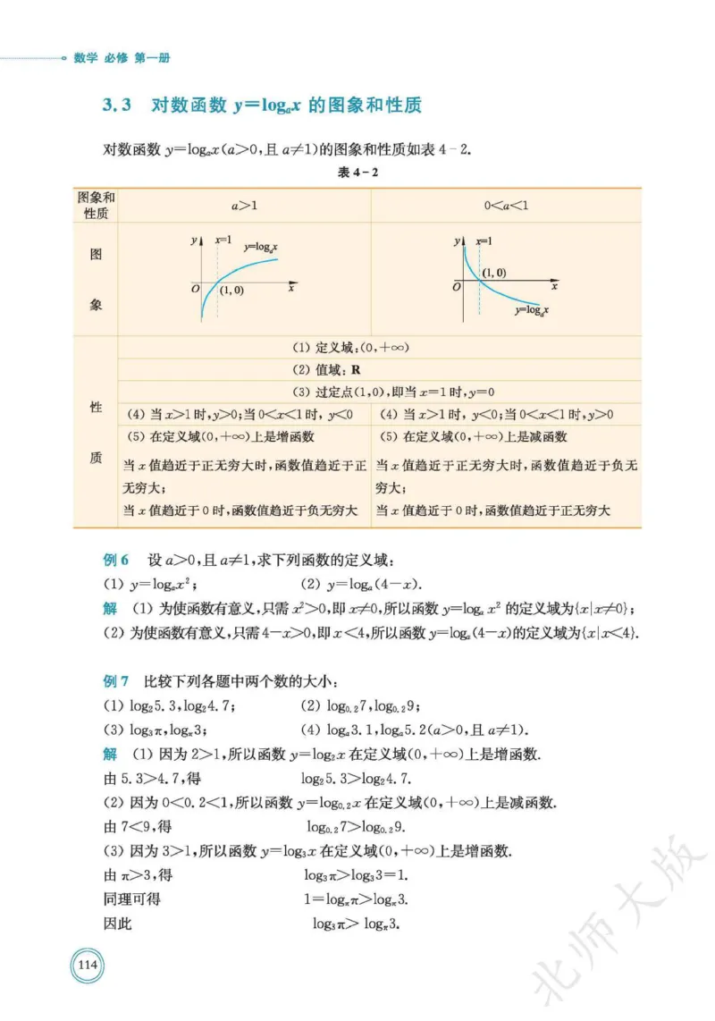 普通高中教科书数学必修第1册_高中三年全科资料_高中_高中电子教材_高中数学_北师大
