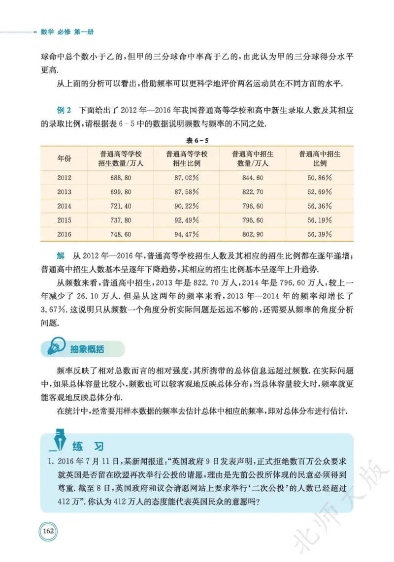 普通高中教科书数学必修第1册_高中三年全科资料_高中_高中电子教材_高中数学_北师大