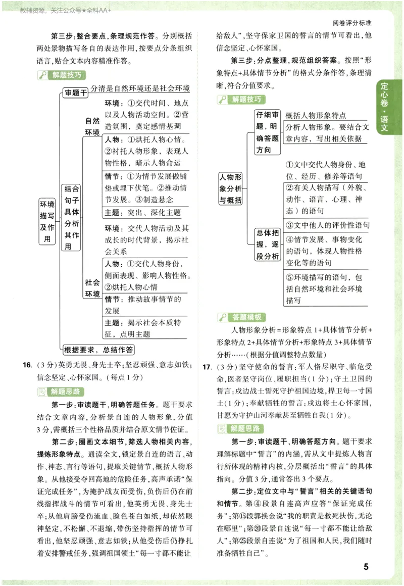 2026《万唯中考&bull;辽宁定心卷》语文答案_2026中考押题卷合集_2026《万唯中考定心卷》各地方版_2026《万唯中考&bull;辽宁定心卷》7科_2026《万唯中考&bull;辽宁定心卷》语文