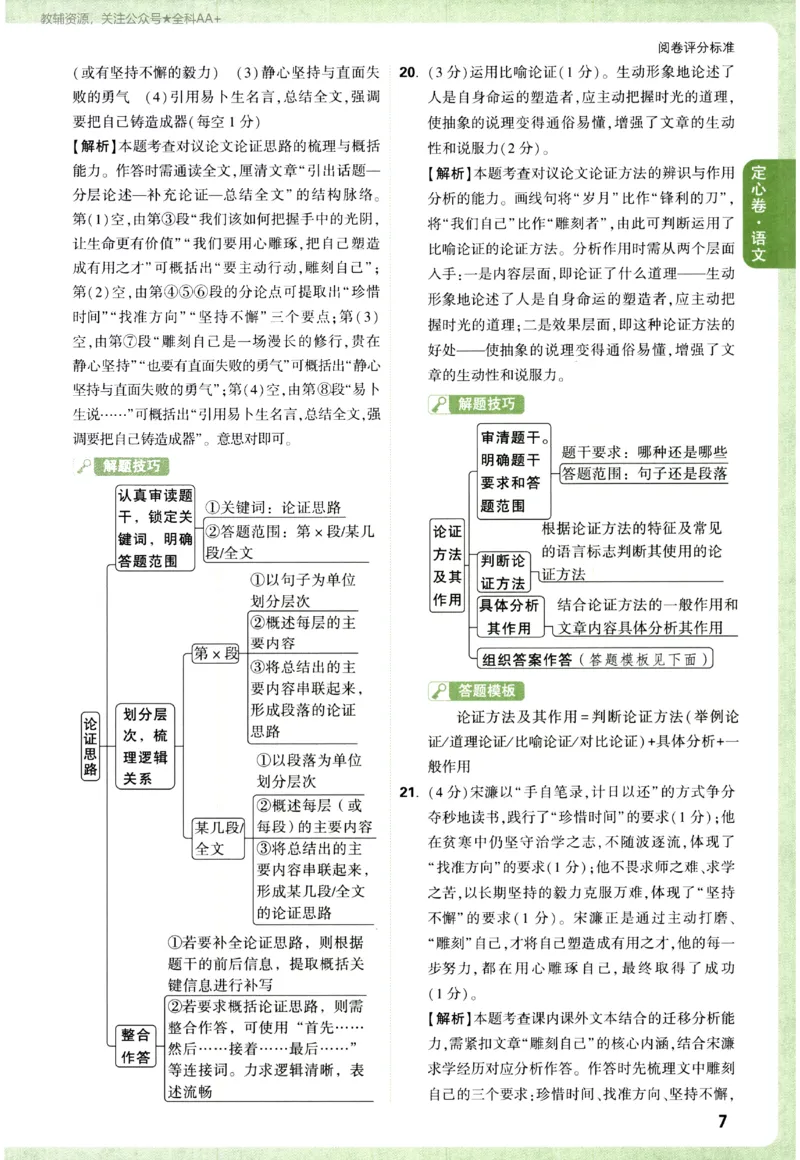2026《万唯中考&bull;辽宁定心卷》语文答案_2026中考押题卷合集_2026《万唯中考定心卷》各地方版_2026《万唯中考&bull;辽宁定心卷》7科_2026《万唯中考&bull;辽宁定心卷》语文
