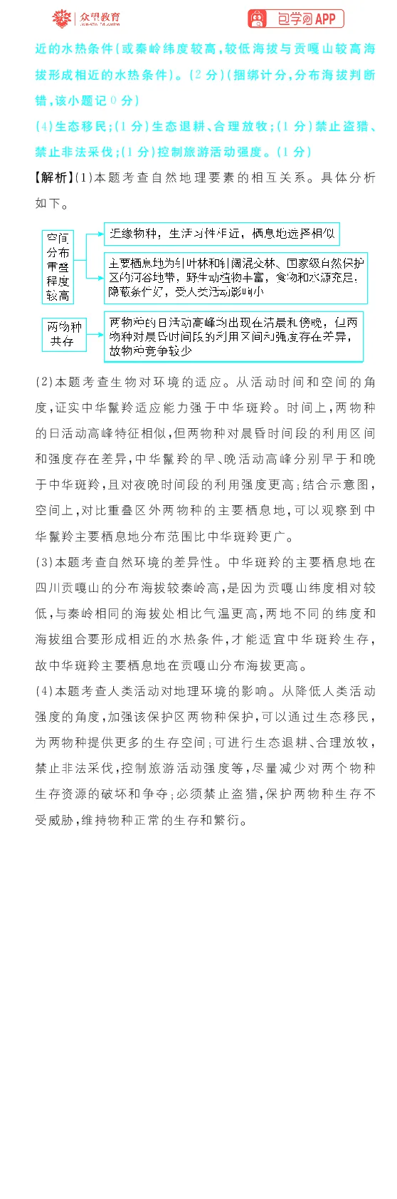 真题实战1-5_高中三年全科资料_高中_理想树2026版高考《必刷小题》8科全套_2026版理想树高考必刷小题地理_2026版理想树高考必刷小题地理解析