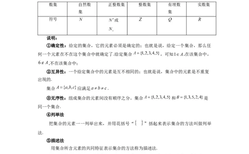 第01讲集合（学生版）_高中三年全科资料_高考数学《必刷5000题》2025版_2025高考数学必刷5000题（分章节WORD）