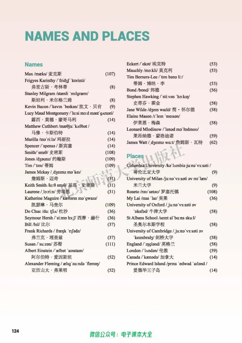 普通高中教科书英语选择性必修第四册_高中三年全科资料_高中_高中电子教材_高中英语_北师大