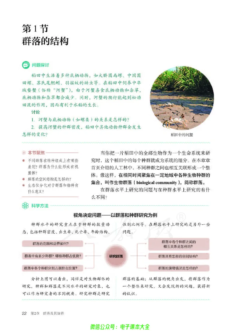 普通高中教科书生物学选择性必修2生物与环境_高中三年全科资料_高中_高中电子教材_高中生物学_人教版_旧