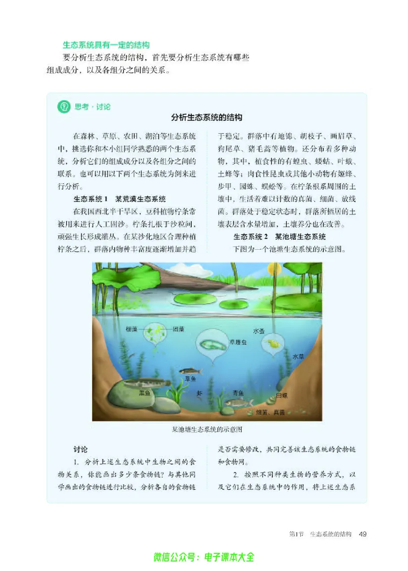 普通高中教科书生物学选择性必修2生物与环境_高中三年全科资料_高中_高中电子教材_高中生物学_人教版_旧