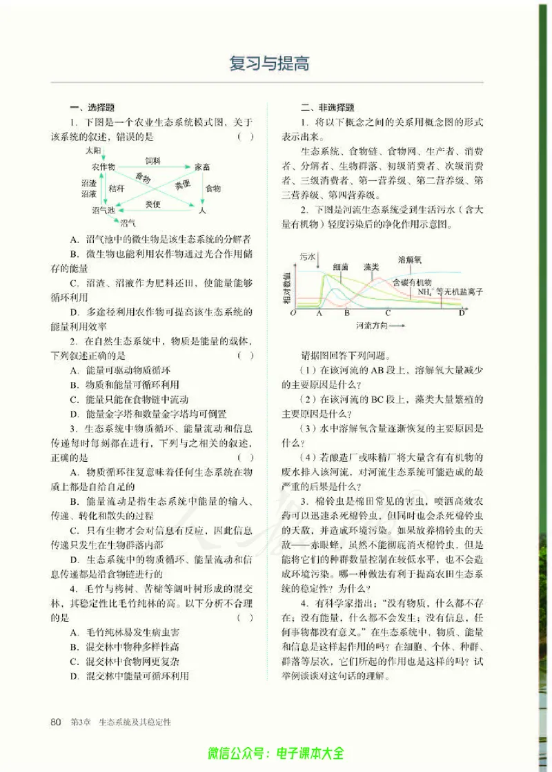 普通高中教科书生物学选择性必修2生物与环境_高中三年全科资料_高中_高中电子教材_高中生物学_人教版_旧