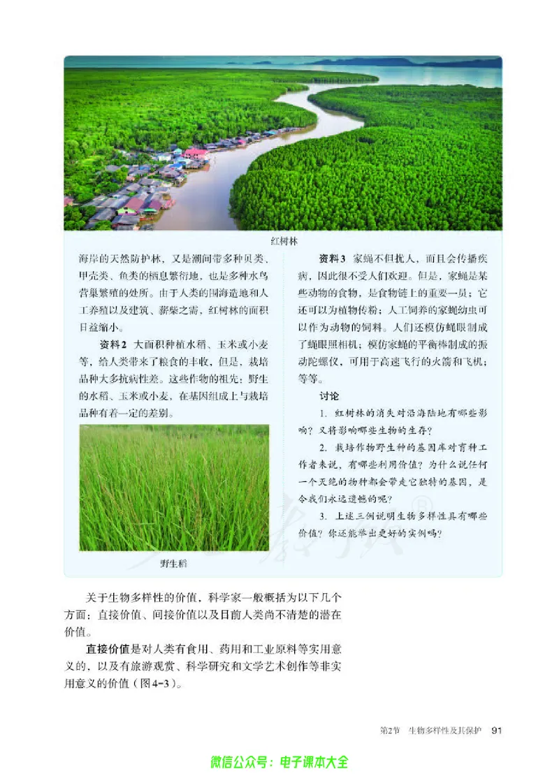 普通高中教科书生物学选择性必修2生物与环境_高中三年全科资料_高中_高中电子教材_高中生物学_人教版_旧