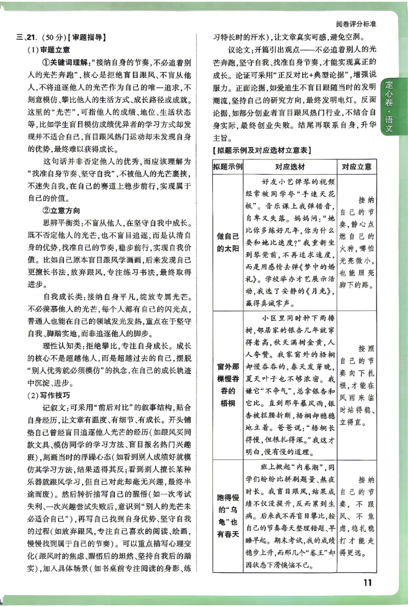 2026《万唯中考&bull;湖南定心卷》语文答案_2026中考押题卷合集_2026《万唯中考定心卷》各地方版_2026《万唯中考&bull;湖南定心卷》7科_2026《万唯中考&bull;湖南定心卷》语文