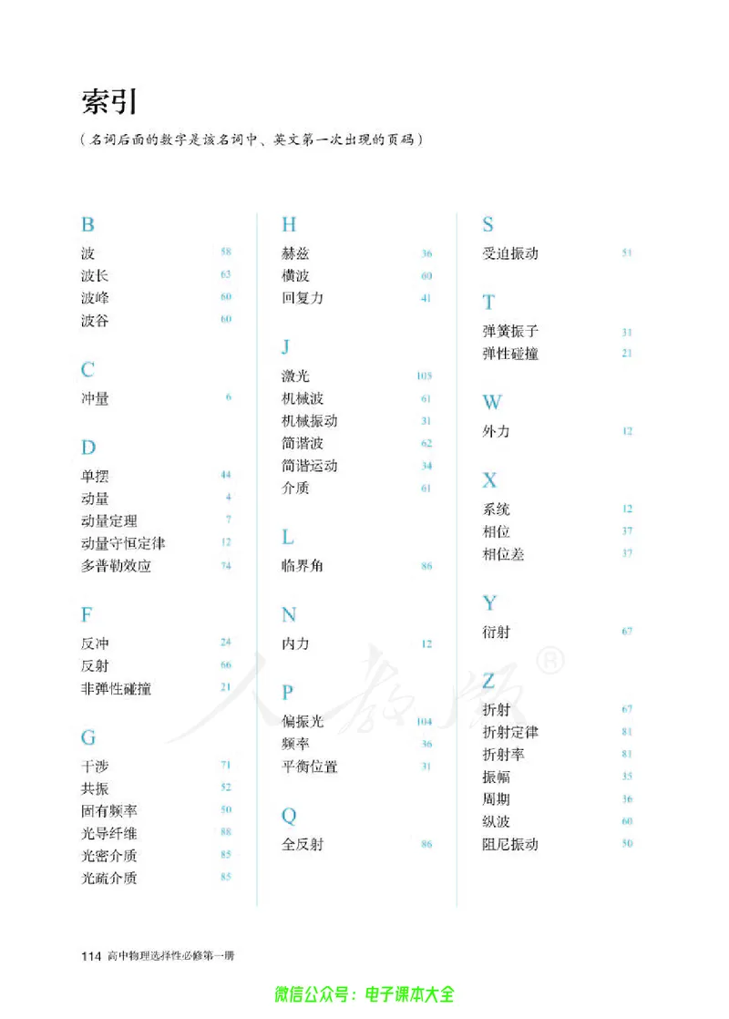 普通高中教科书物理选择性必修第一册_高中三年全科资料_高中_高中电子教材_高中物理_人教版_旧