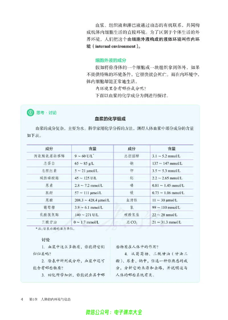 普通高中教科书生物学选择性必修1稳态与调节_高中三年全科资料_高中_高中电子教材_高中生物学_人教版_旧