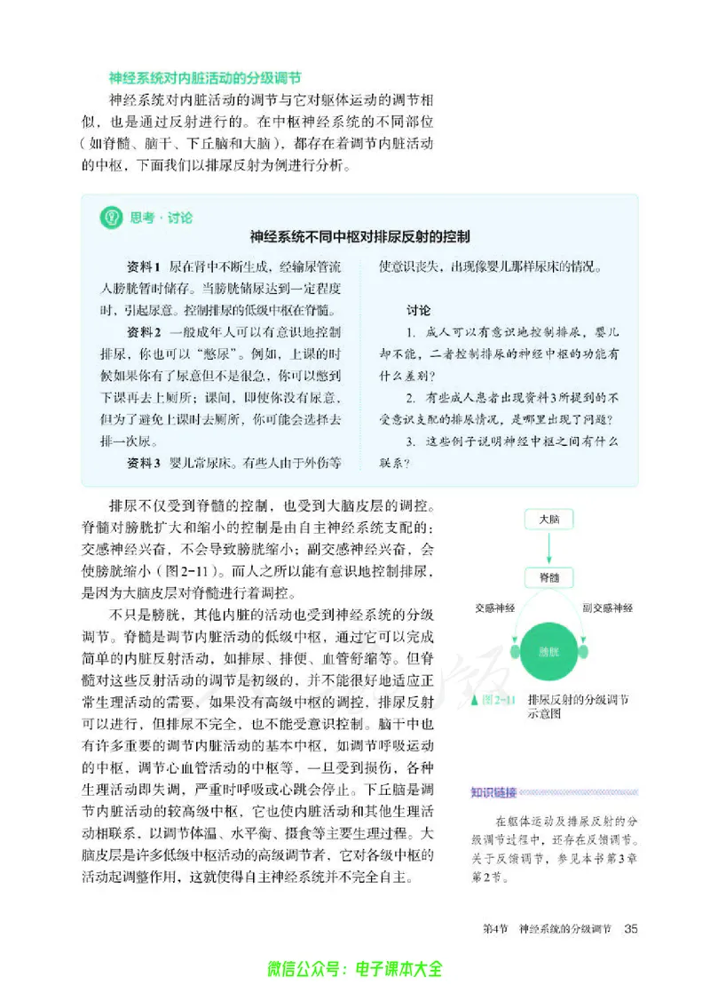 普通高中教科书生物学选择性必修1稳态与调节_高中三年全科资料_高中_高中电子教材_高中生物学_人教版_旧