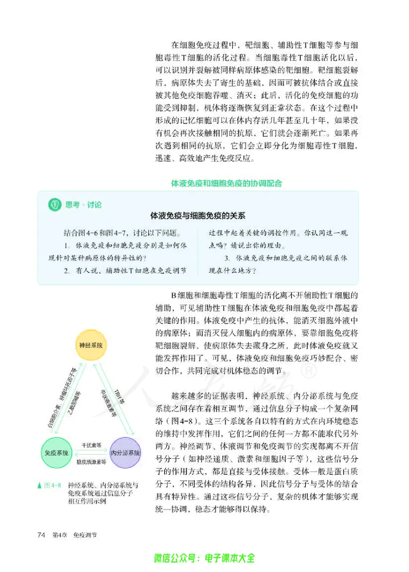 普通高中教科书生物学选择性必修1稳态与调节_高中三年全科资料_高中_高中电子教材_高中生物学_人教版_旧