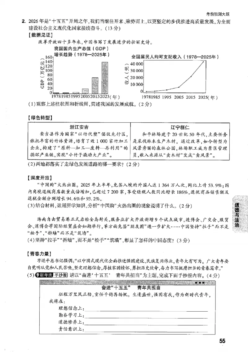 2026《万唯中考&bull;辽宁黑白卷》考前预测大题_2026中考押题卷合集_2026《万唯中考黑白卷》地方版(1)_2026《万唯中考&bull;辽宁黑白卷》7科