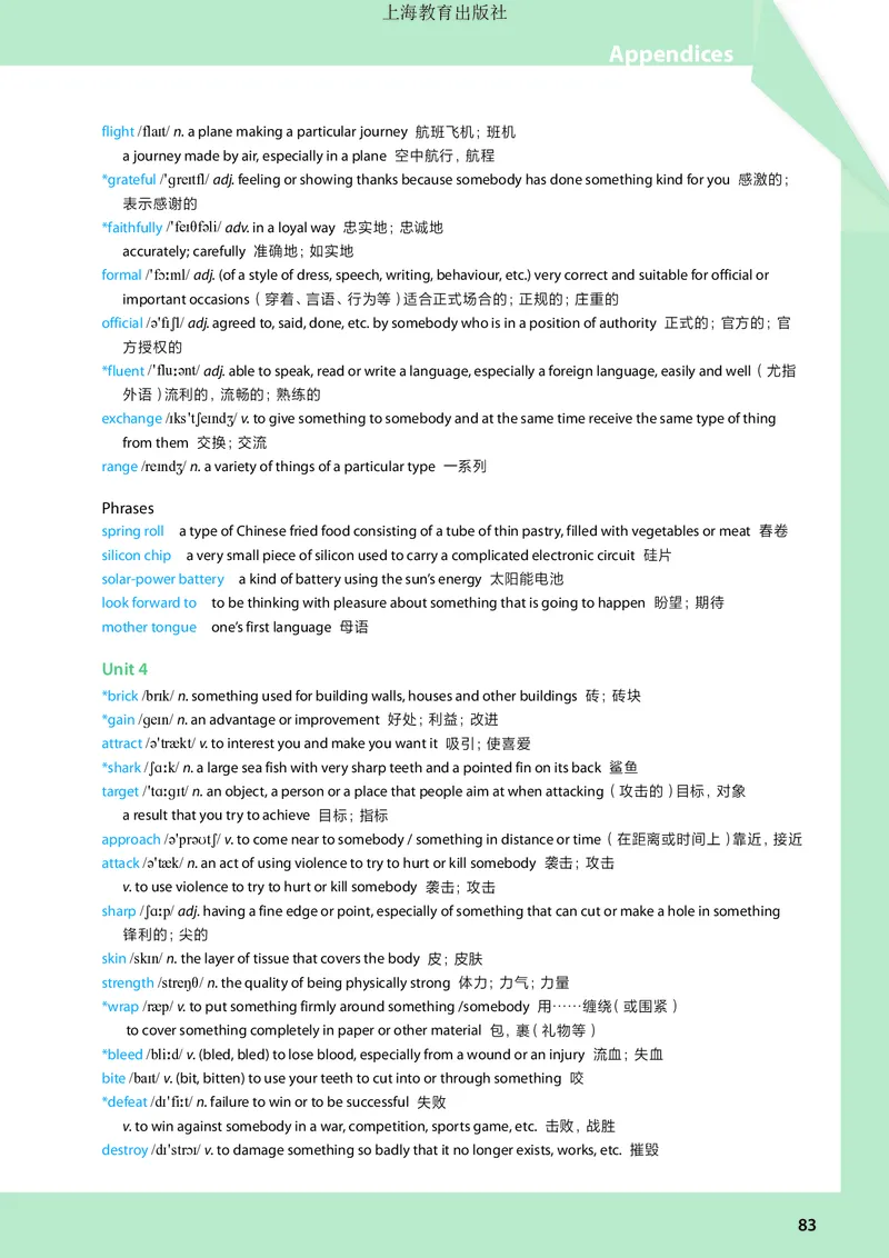 普通高中教科书英语必修第二册_高中三年全科资料_高中_高中电子教材_高中英语_沪教版