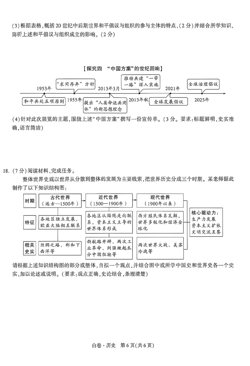 2026《万唯中考&bull;重庆黑白卷》历史白卷_2026中考押题卷合集_2026《万唯中考黑白卷》地方版(1)_2026《万唯中考&bull;重庆黑白卷》7科_2026《万唯中考&bull;重庆黑白卷》历史