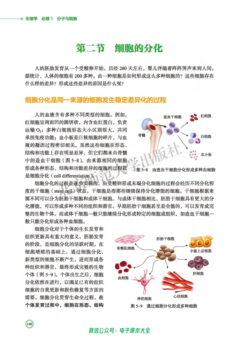 生物学必修1分子与细胞_高中三年全科资料_高中_高中电子教材_高中生物学_北师大