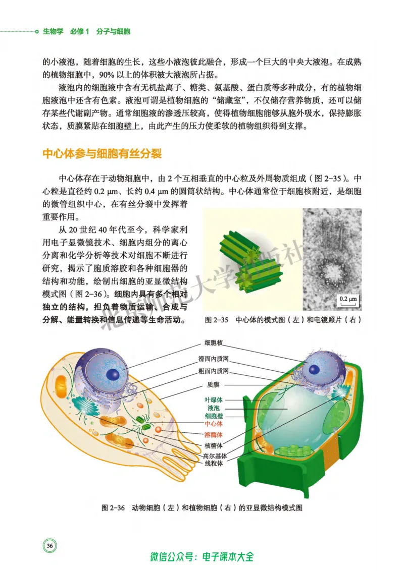 生物学必修1分子与细胞_高中三年全科资料_高中_高中电子教材_高中生物学_北师大